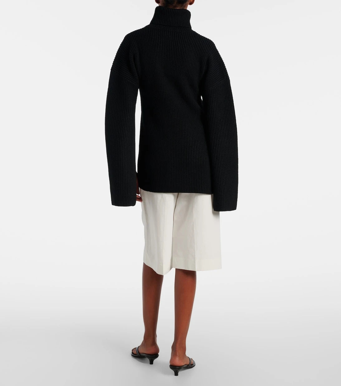Toteme - Ribbed-knit wool turtleneck sweater