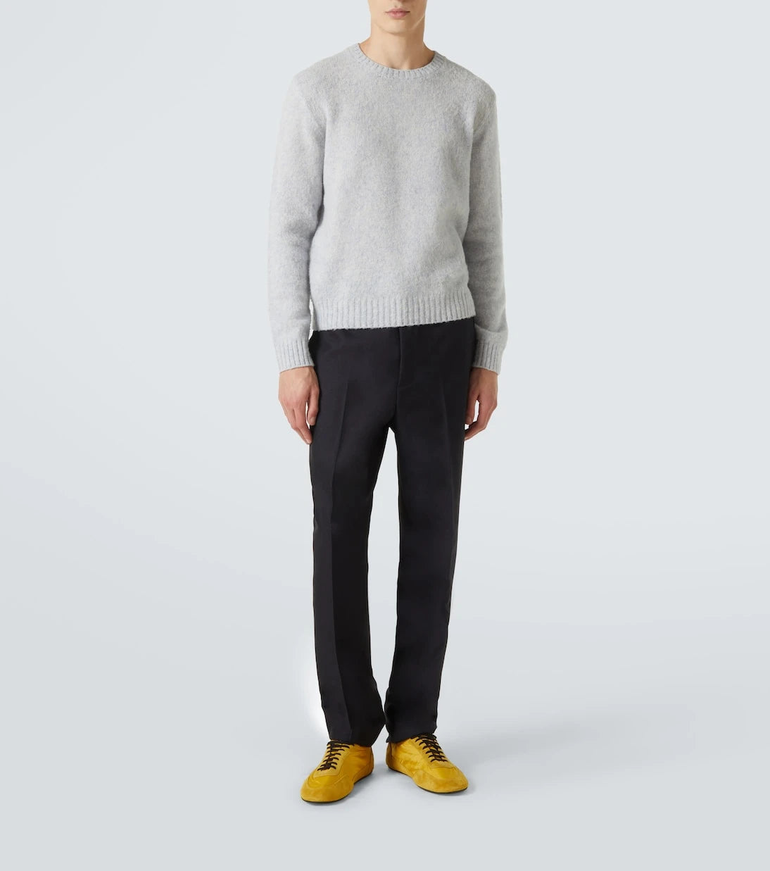 Prada - Mohair and wool slim pants