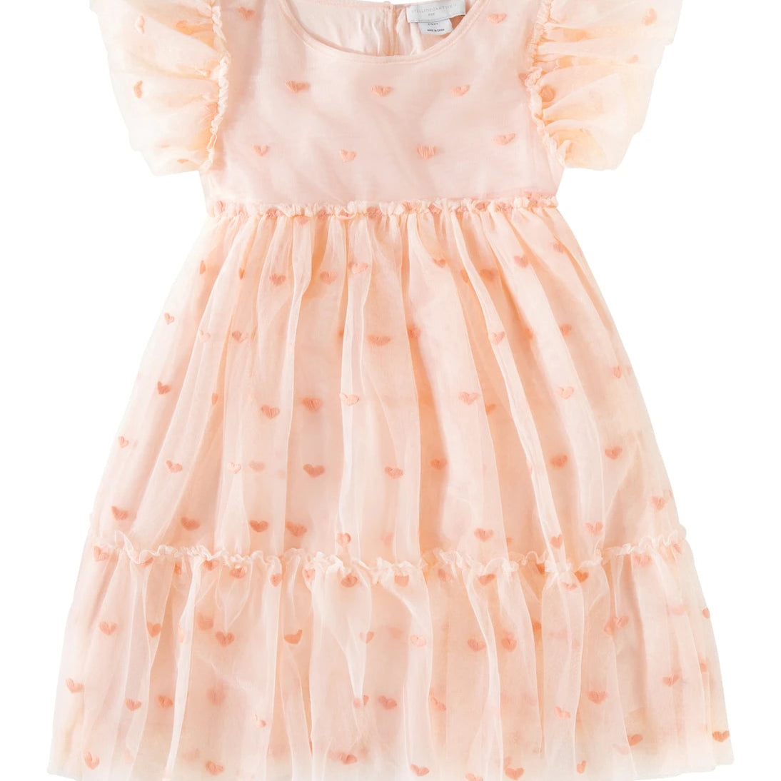 Stella McCartney Kids - Embroidered tulle dress
