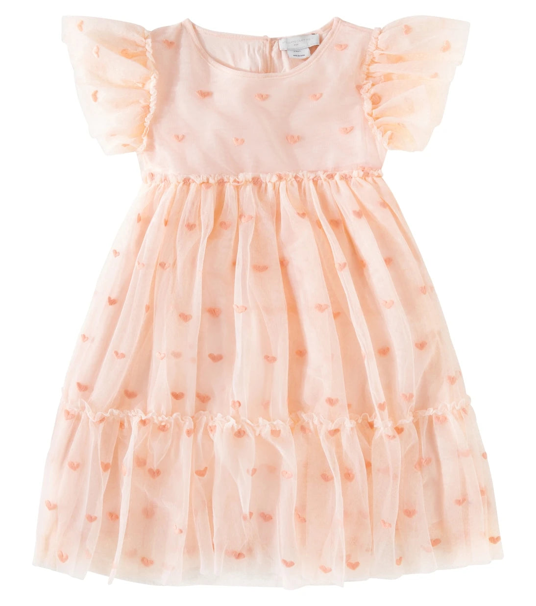 Stella McCartney Kids - Embroidered tulle dress