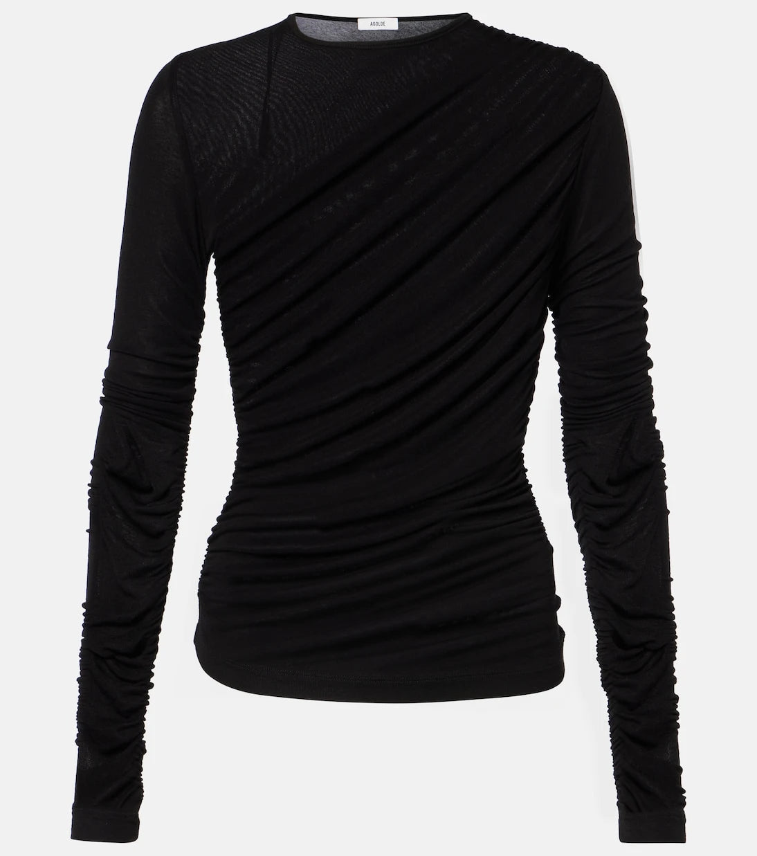 Agolde - Tania ruched jersey top