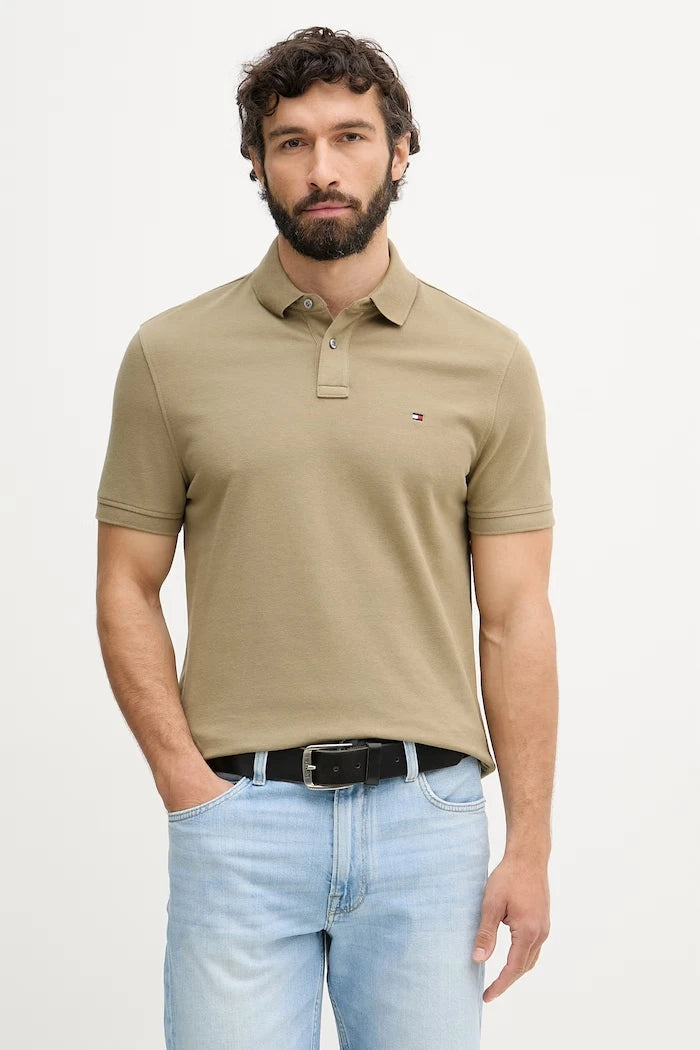 Tommy Hilfiger erkek pamuk elastan polo yaka tişört
