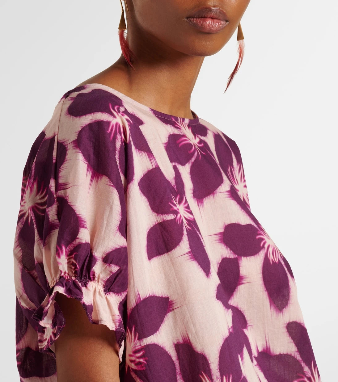 Velvet - Delilah floral cotton poplin blouse