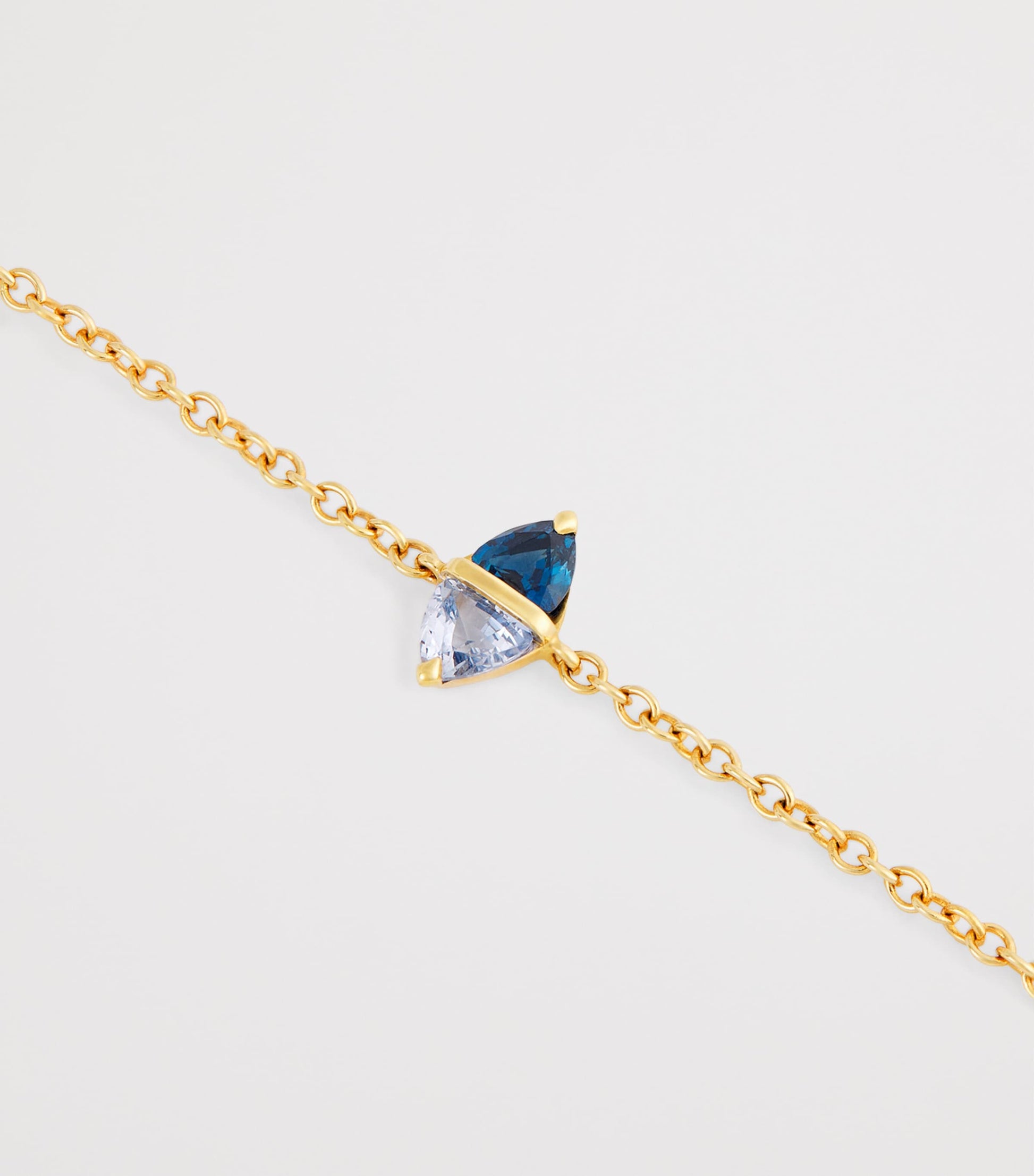 Yellow Gold and Sapphire Tilly Bracelet