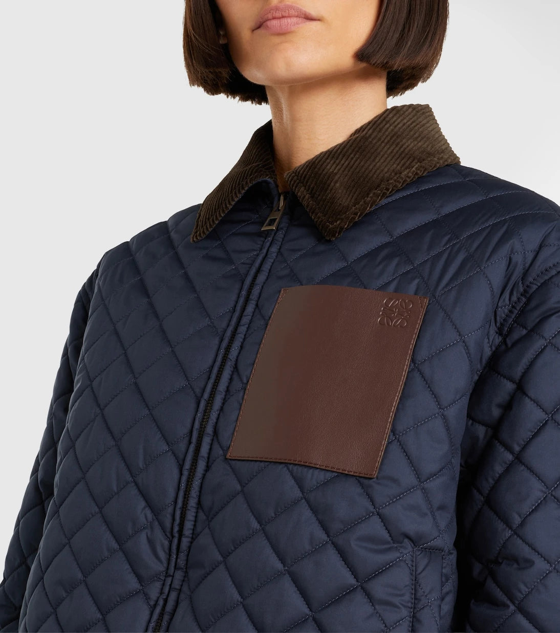 Loewe - Fitilli kadife şeritli kapitone bluzon ceket