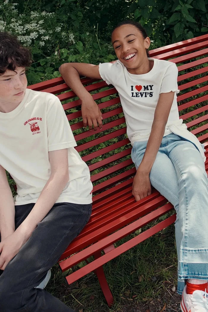 Levi's Çocuk Pamuklu Tişört I HEART MY LEVIS TOP