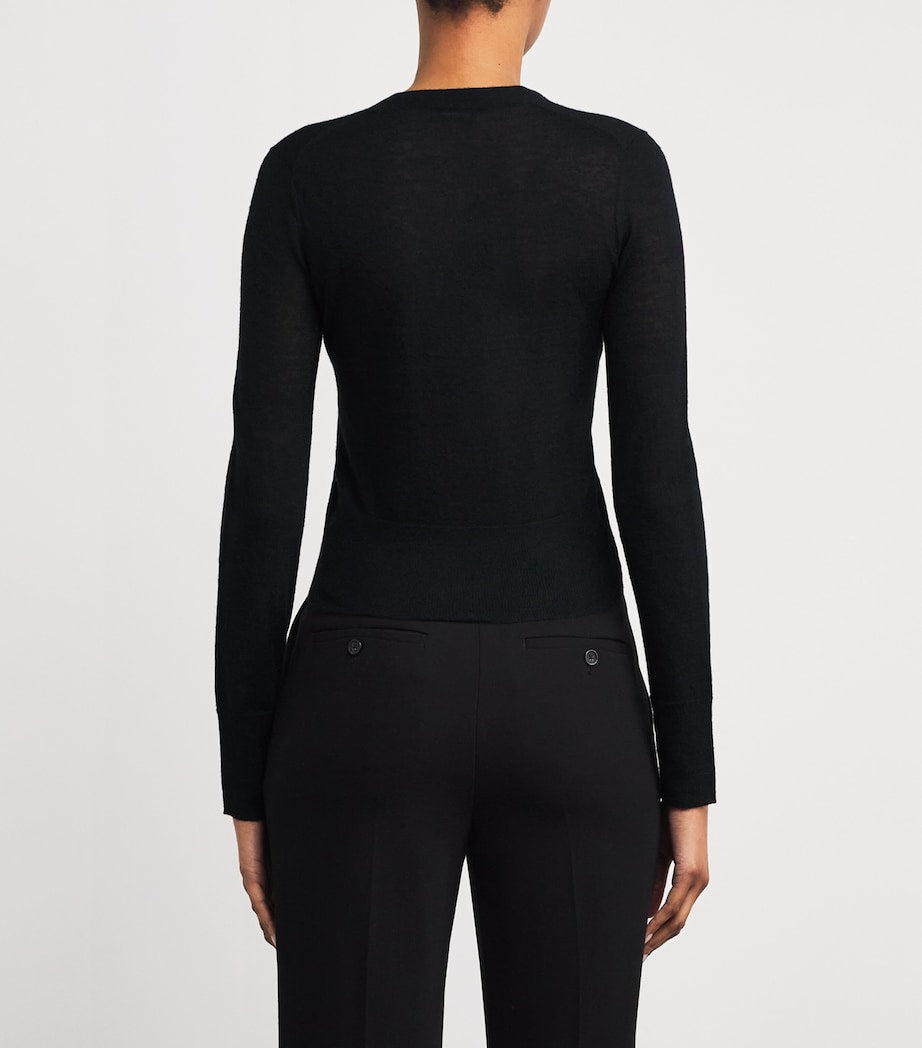 Joseph Black Cashmere Cashair Cardigan