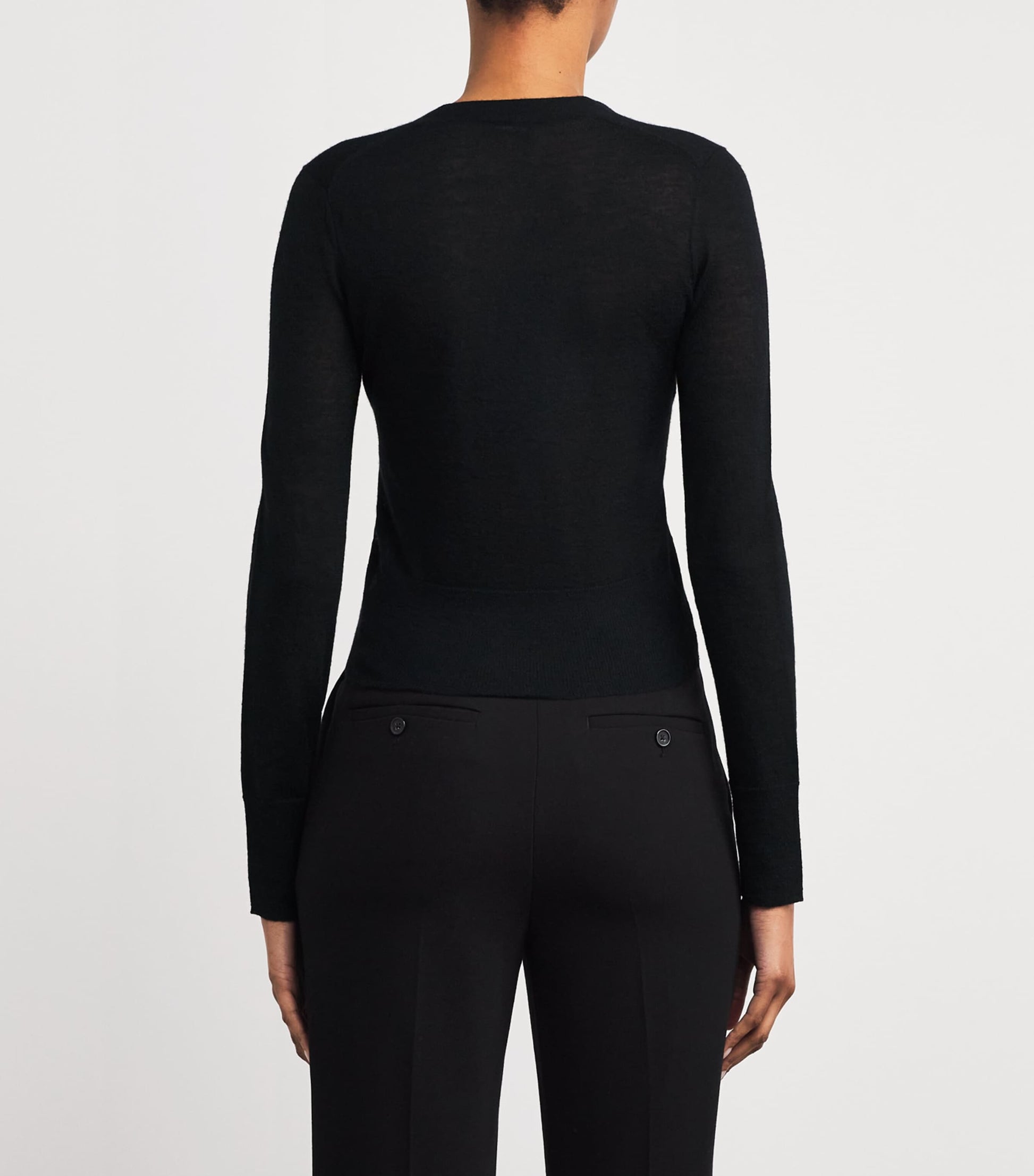 Joseph Black Cashmere Cashair Cardigan