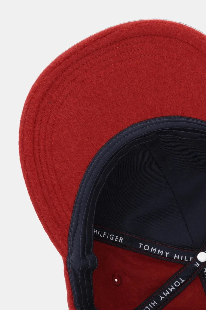 Вълнена шапка с козирка Tommy Hilfiger