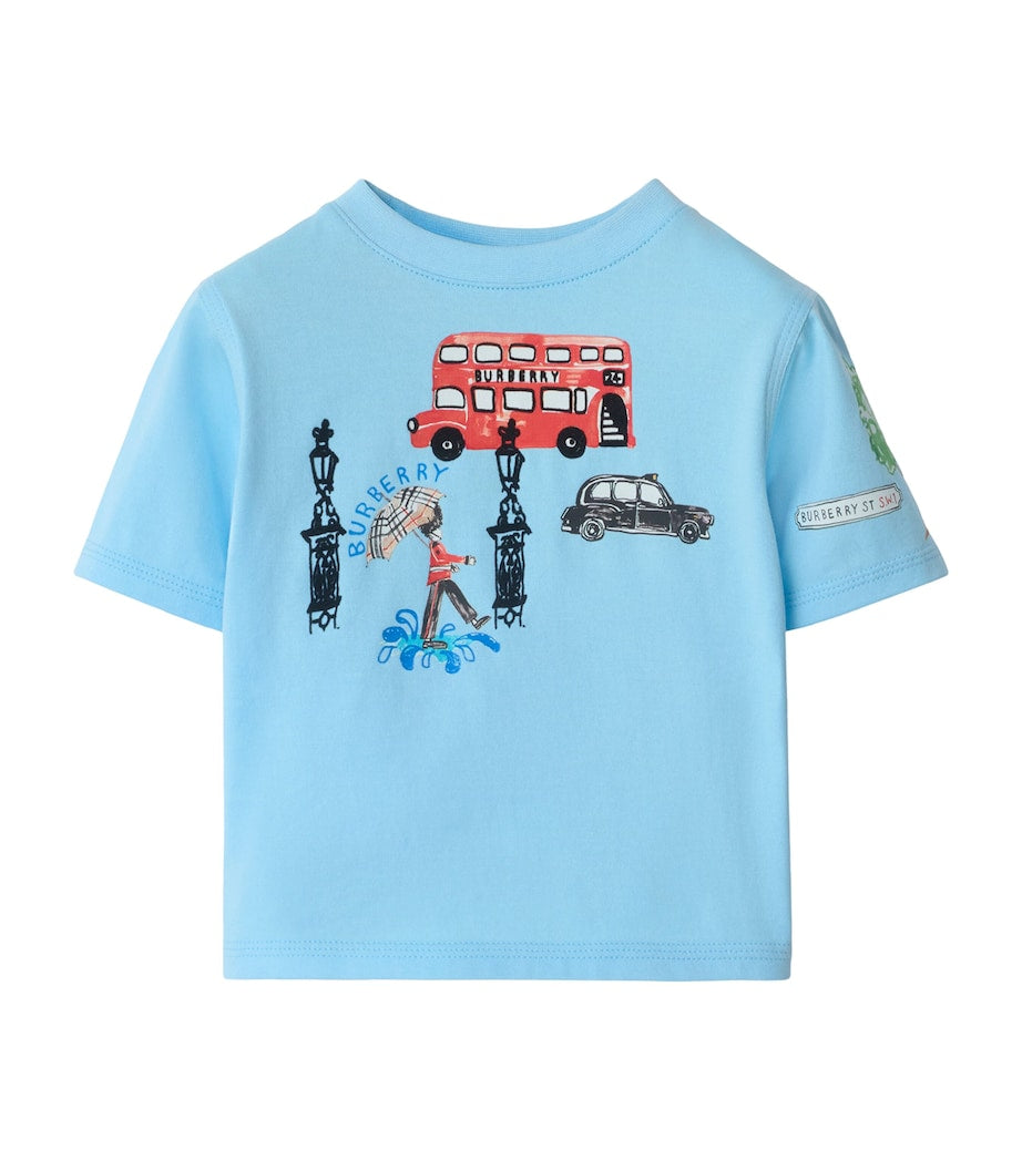 Burberry Kids Cotton London T-Shirt (6-24 Months)
