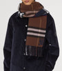 Cashmere Contrast Check Scarf