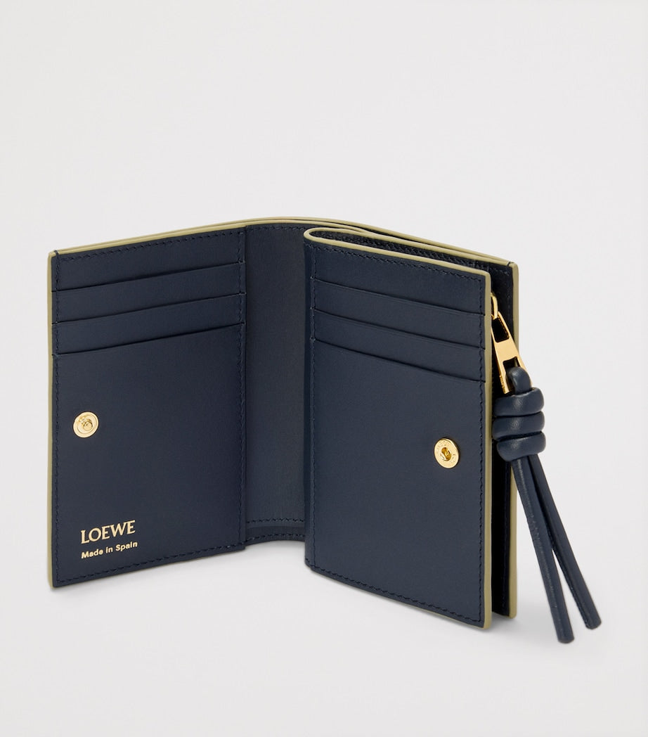 Green Leather Knot Wallet