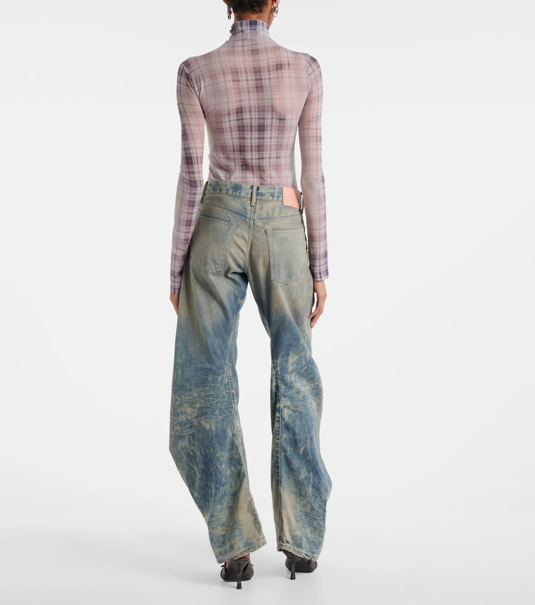 Acne Studios - 2006F بنطلون جينز بقصّة واسعة وخصر منخفض