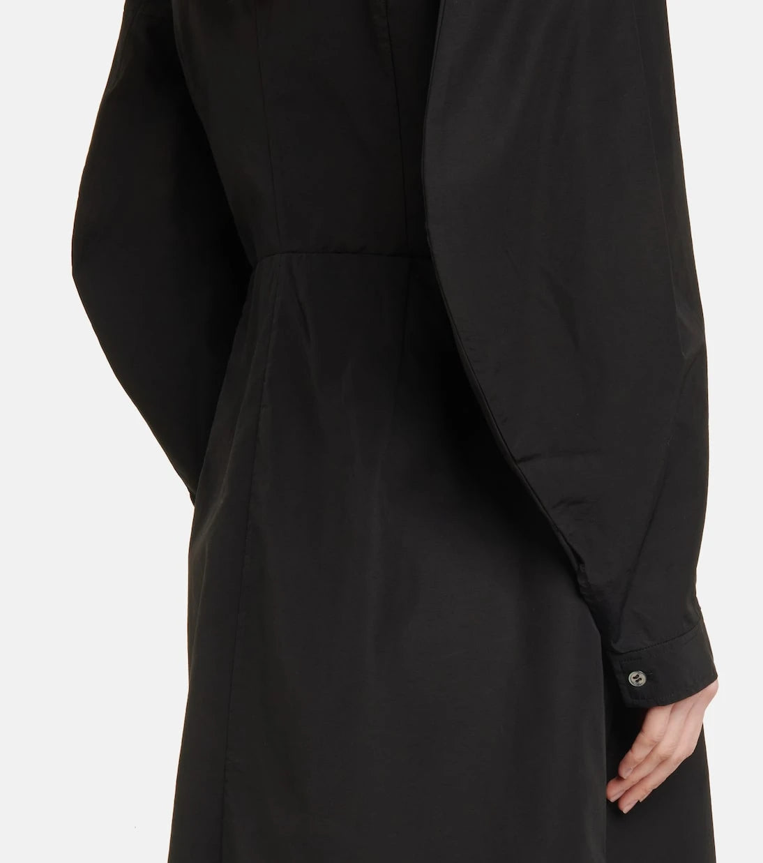Deveaux New York - Cotton-blend poplin minidress