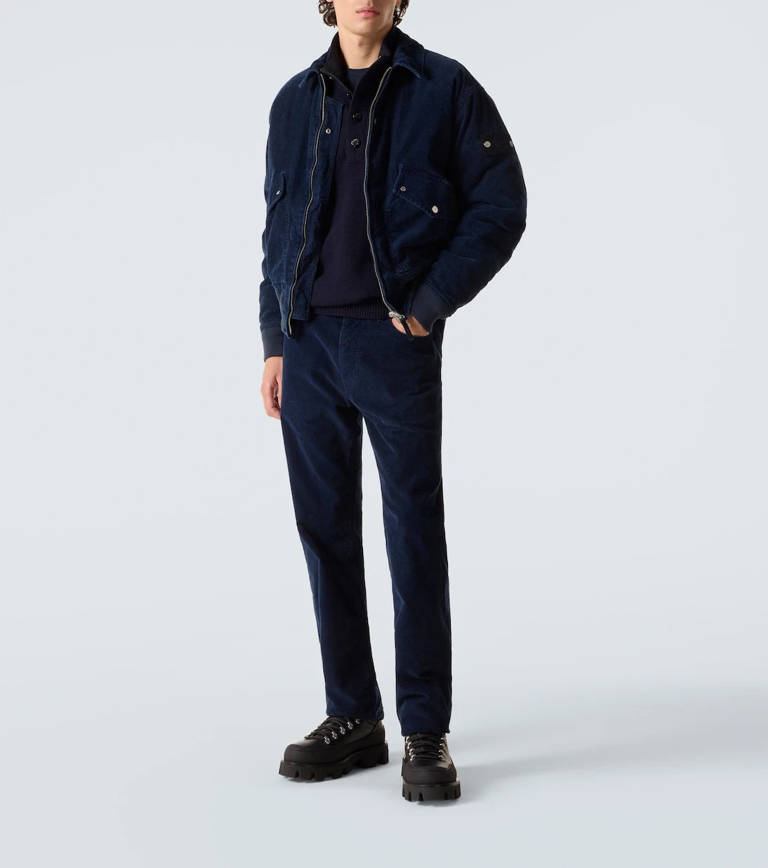 Stone Island - Compass wool-blend polo sweater