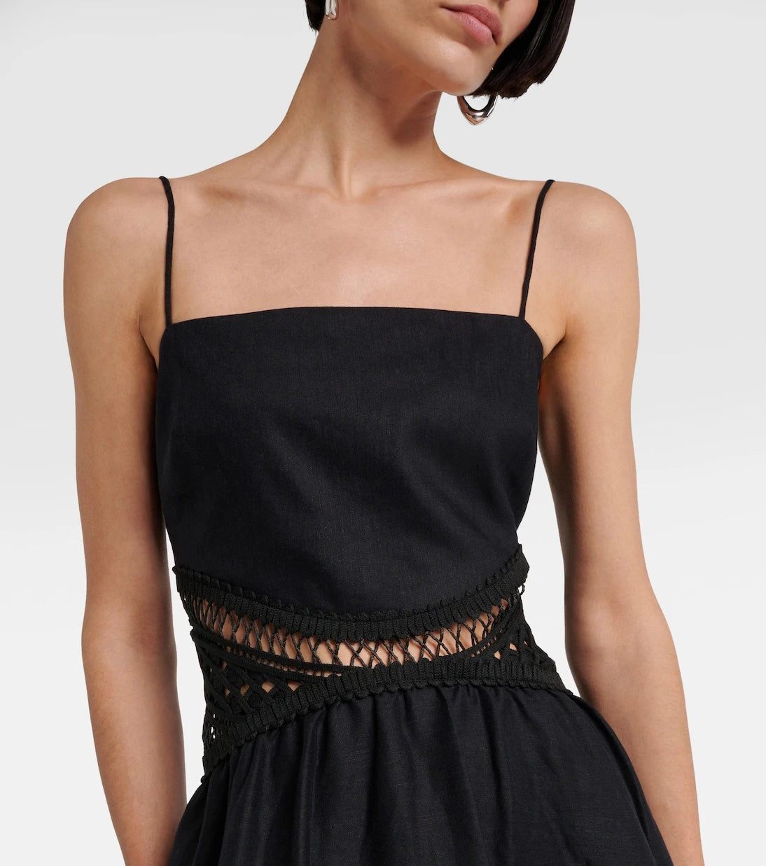 Simkhai - Malena linen-blend midi dress
