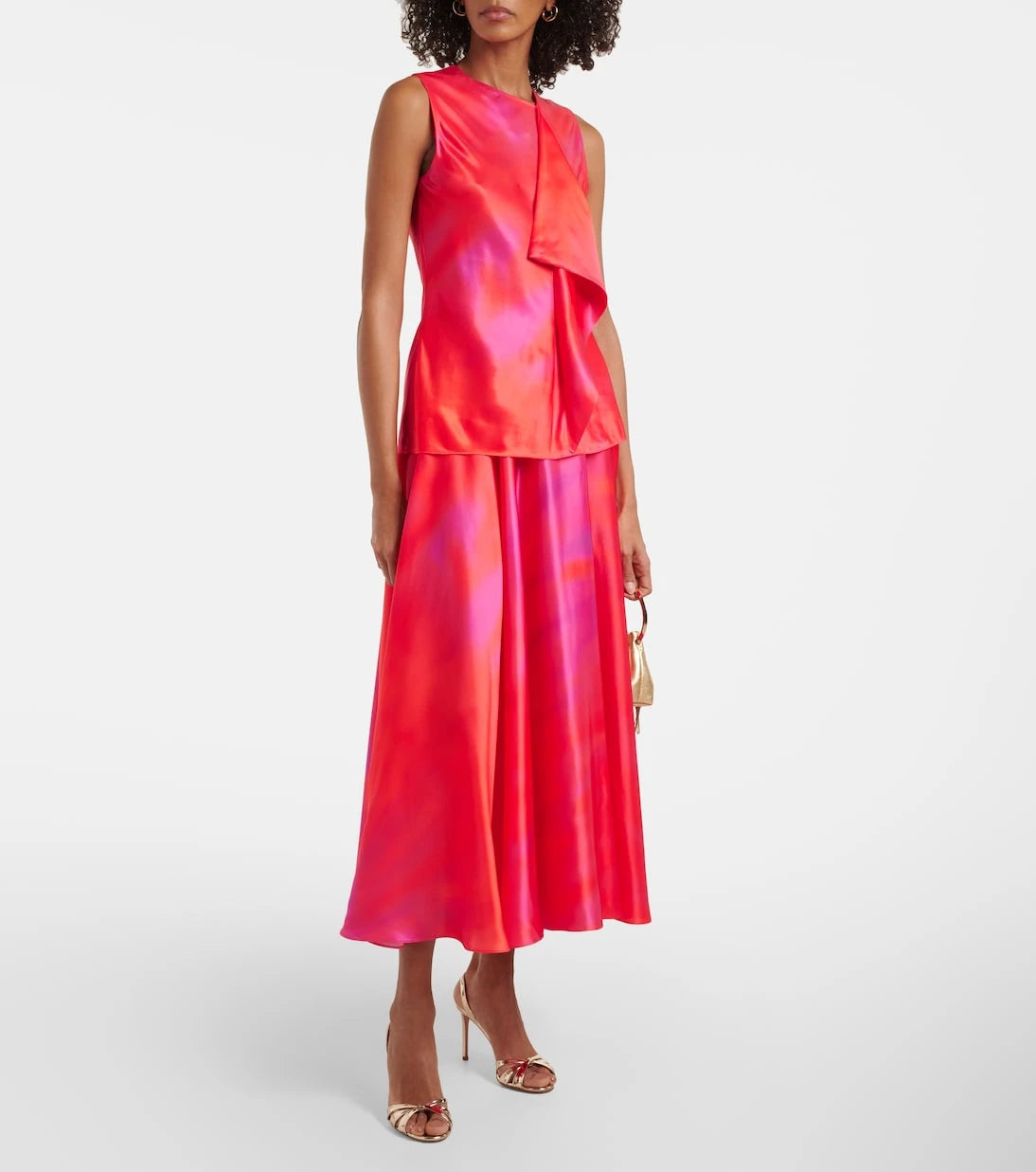 Roksanda - Kiara printed draped top
