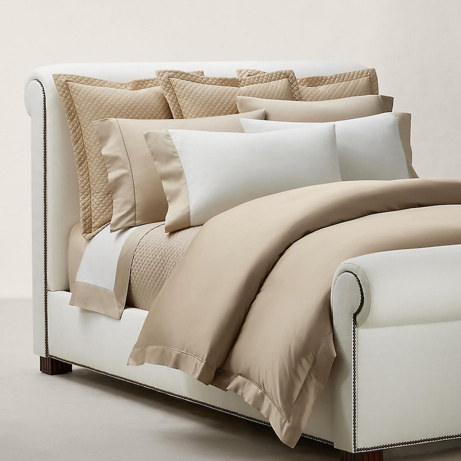 Cotton Langdon Coastal Super King Flat Sheet (270cm x 295cm)