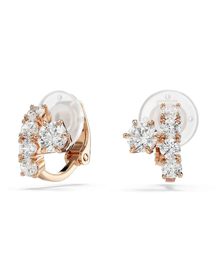 Swarovski kadın altın kaplama zirkonlu MATRIX broş