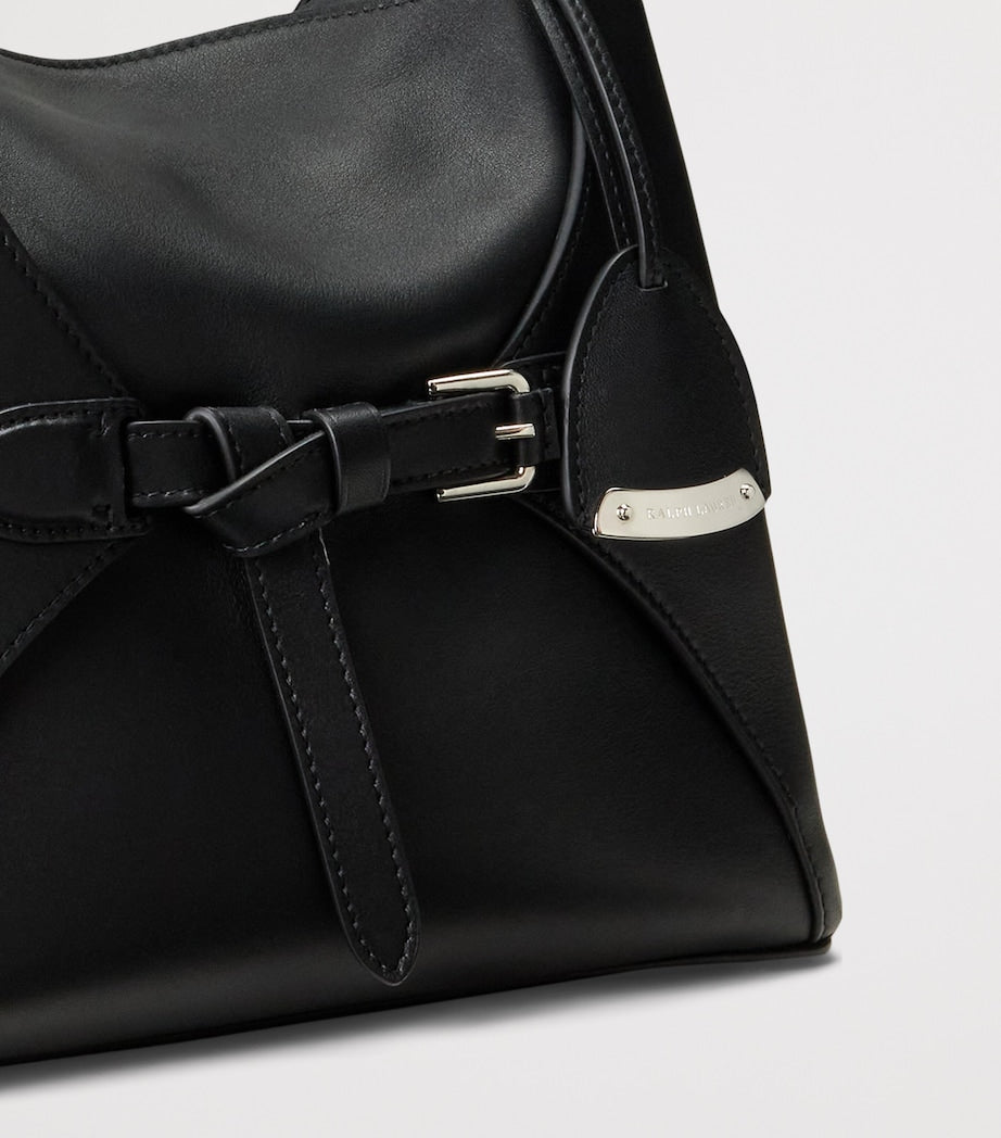 Black Calfskin The Ralph Top-Handle Bag