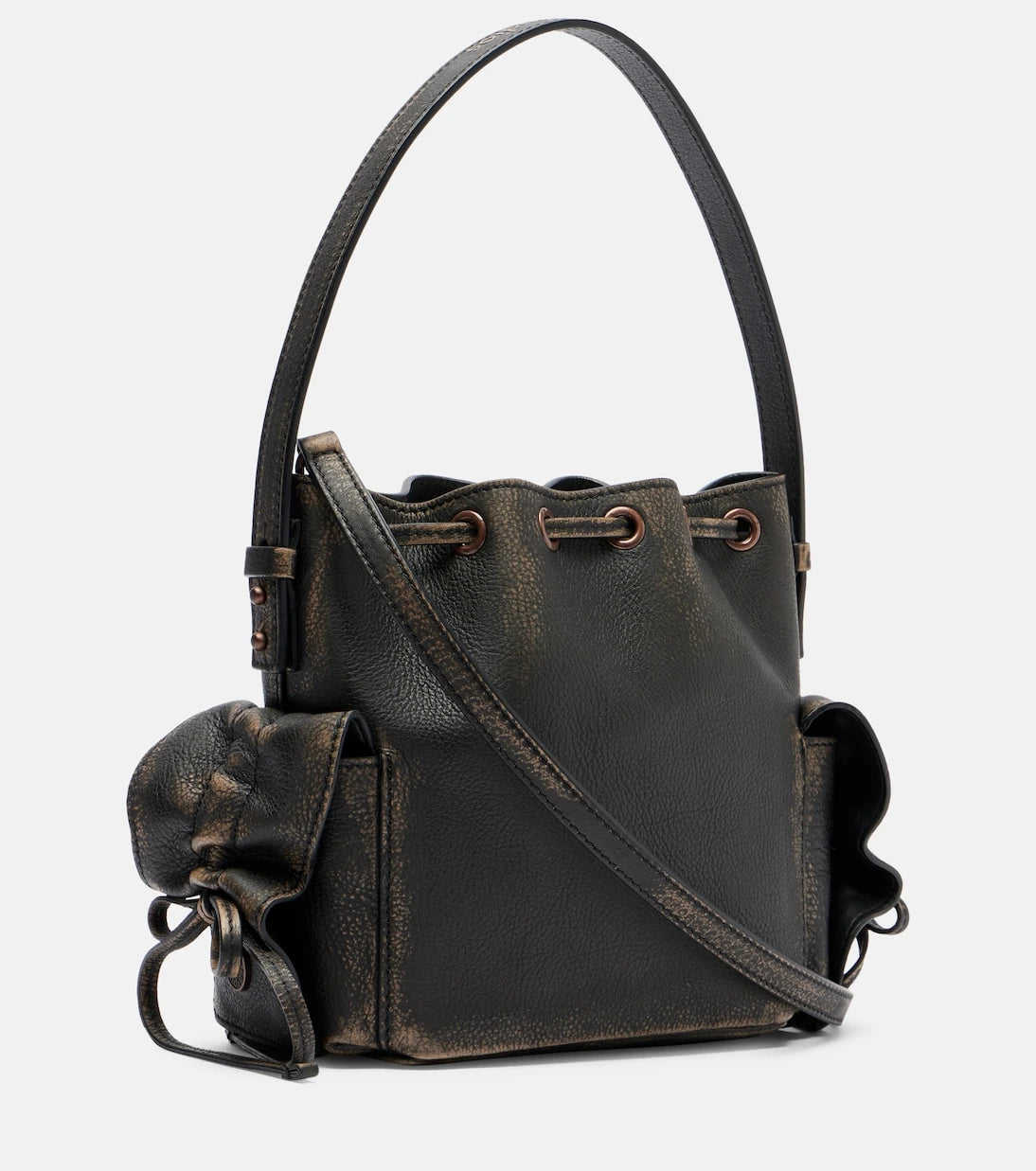 Acne Studios - Leather bucket bag