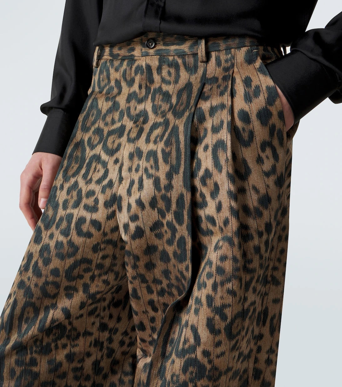 Dolce&Gabbana - Cotton-blend straight pants