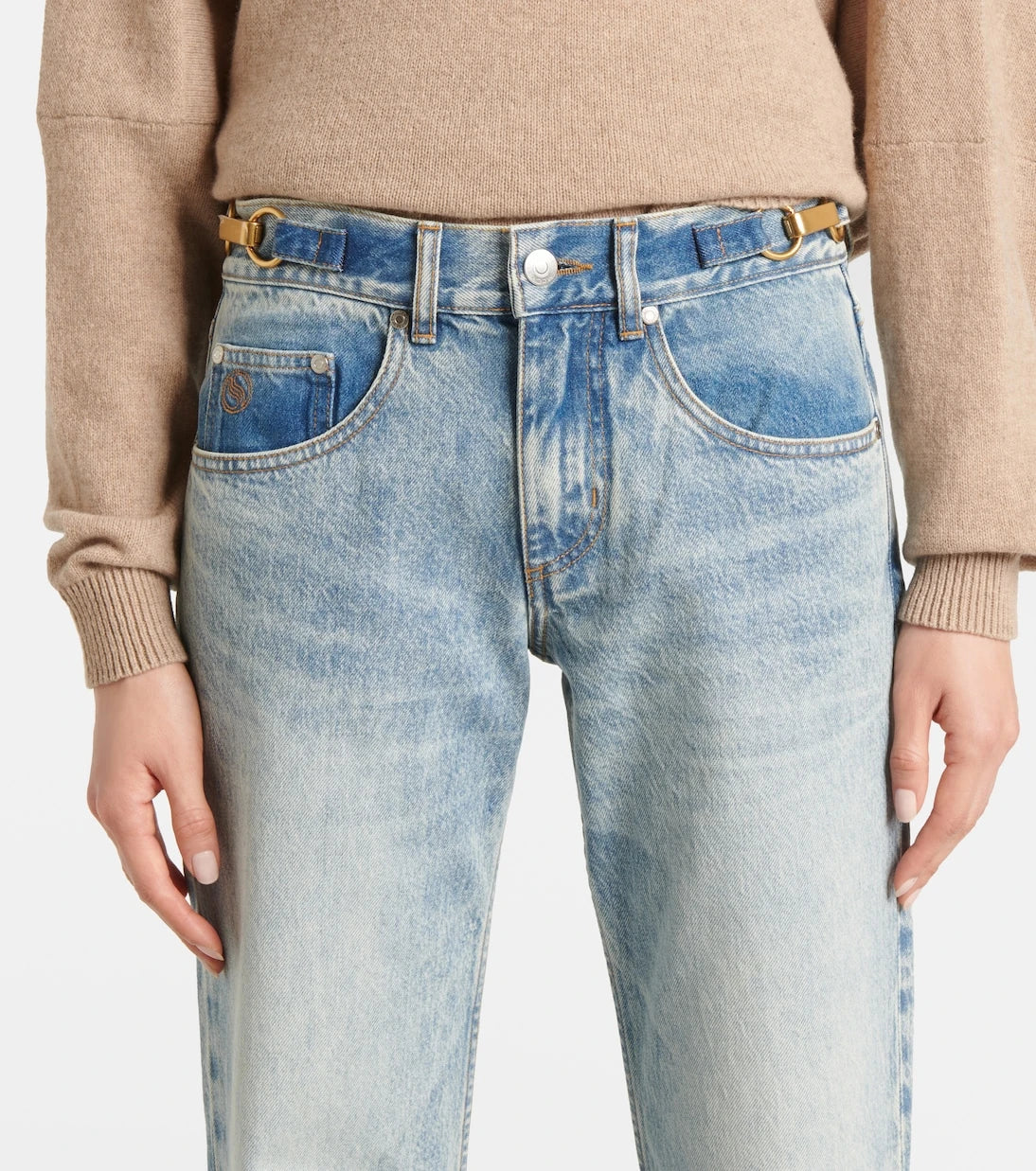 Stella McCartney - Low-rise flared jeans