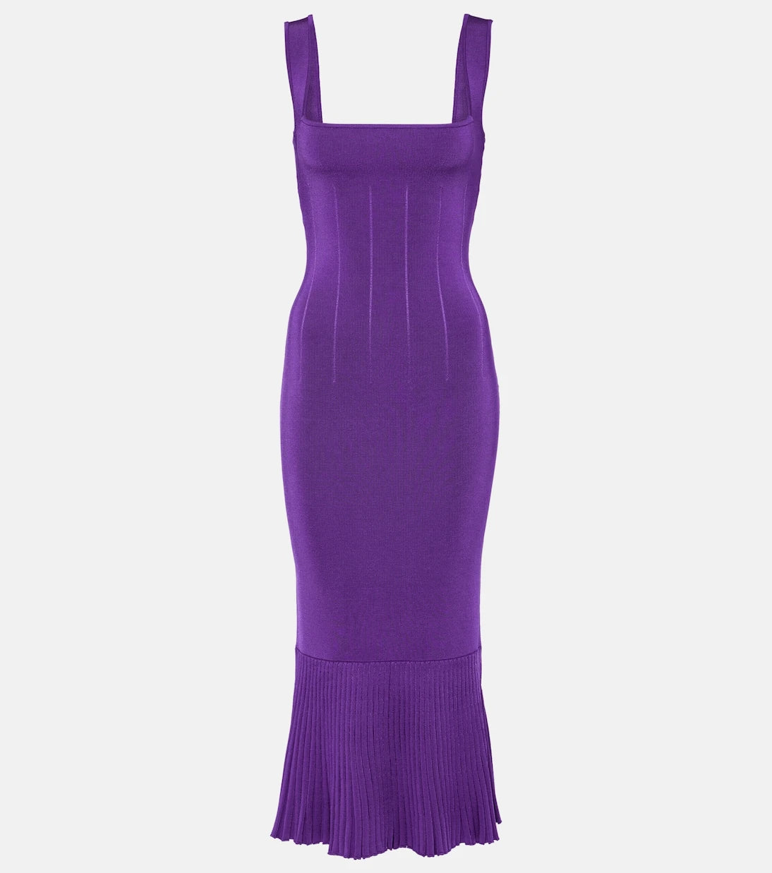 Galvan - Atalanta ruffled midi dress