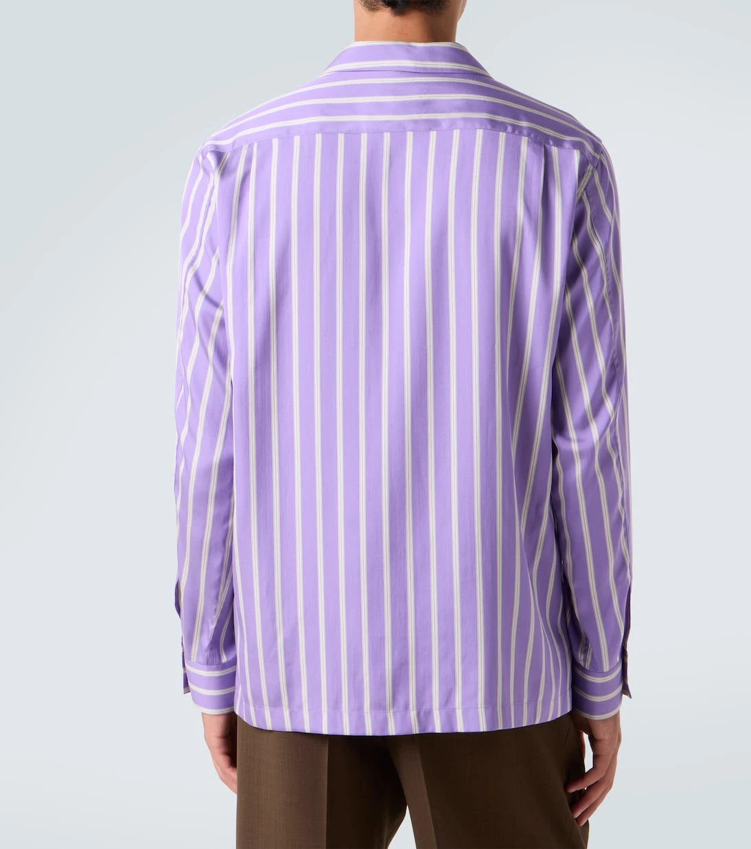 Tom Ford - Striped silk jacquard shirt