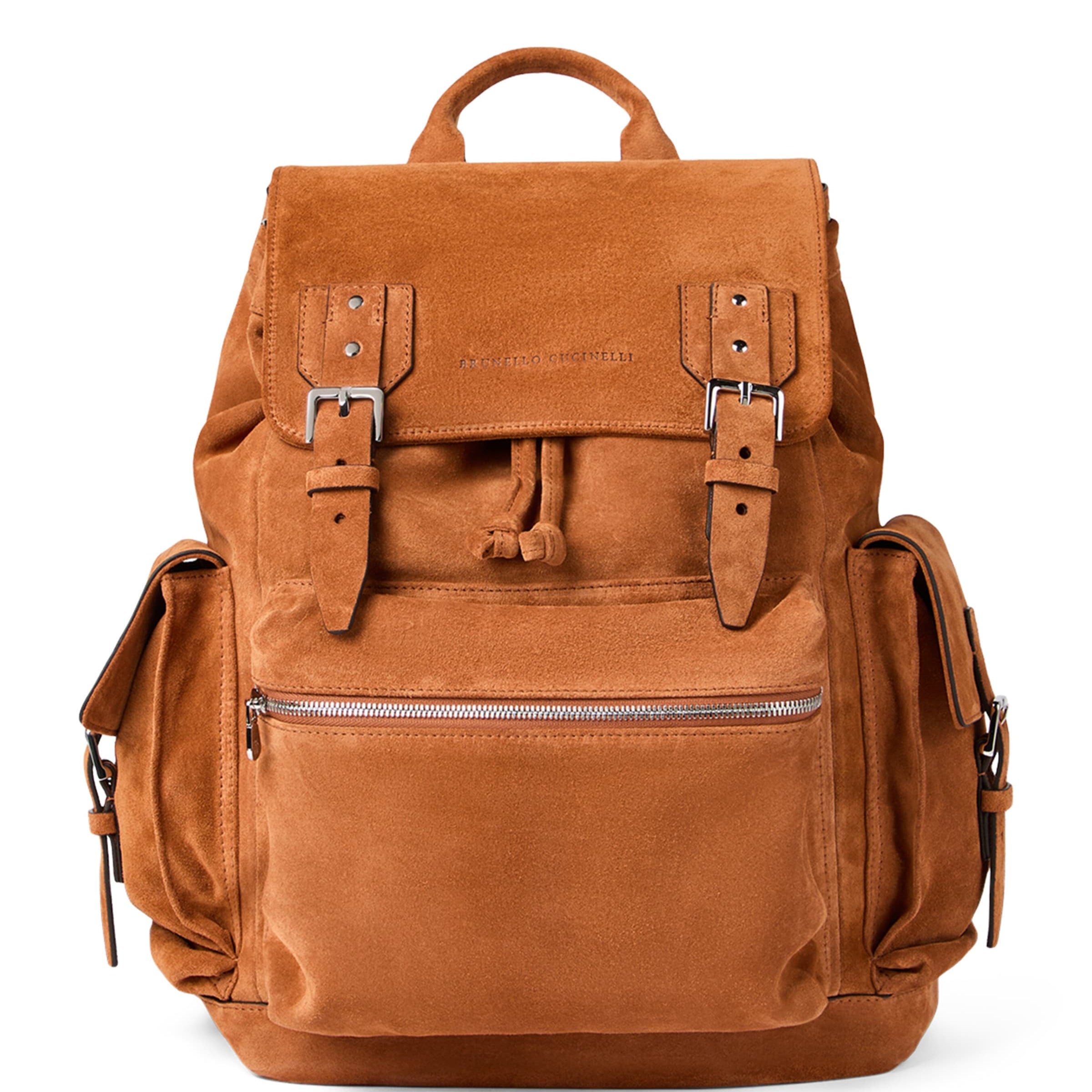 Brunello Cucinelli Suede City Backpack
