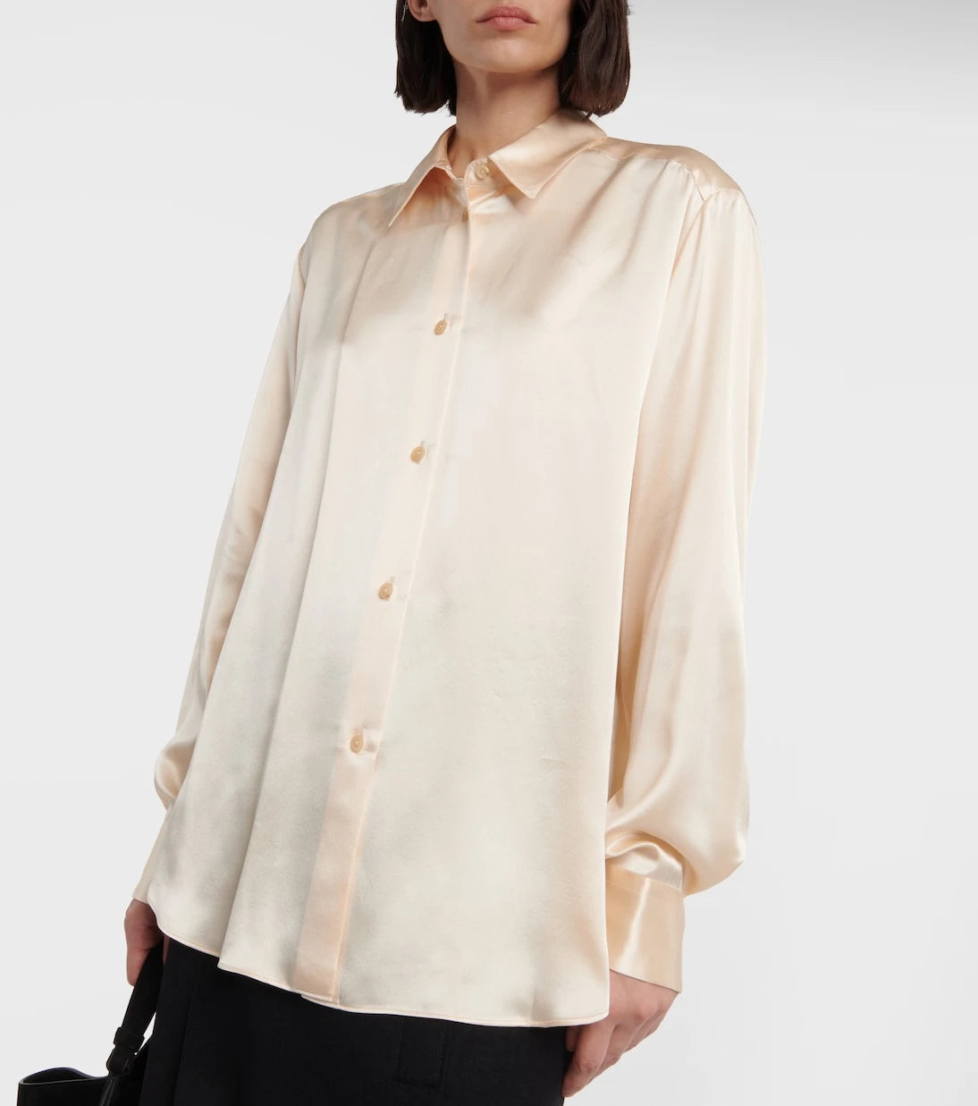 Khaite - Argo silk charmeuse blouse