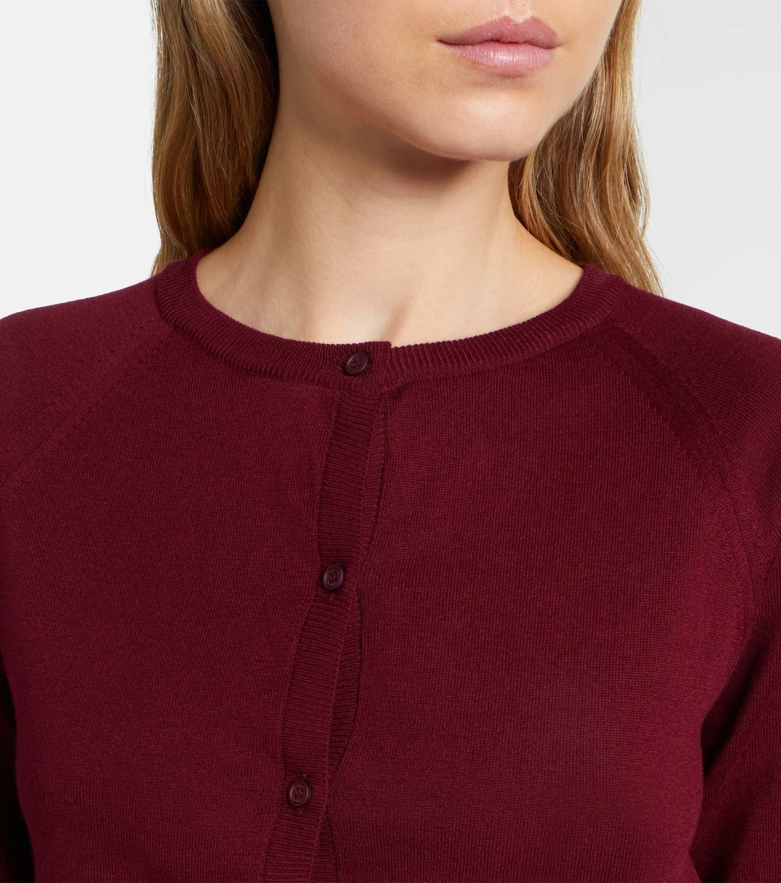 'S Max Mara - Cropped cotton, silk, and cashmere cardigan