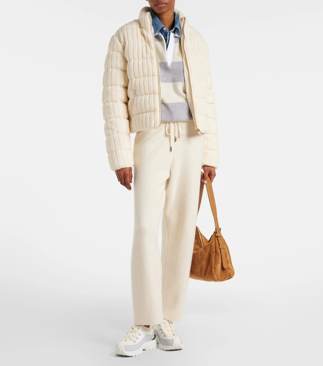 Moncler - Wool and cashmere down jacket