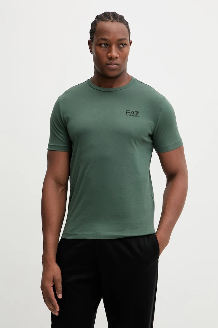 EA7 Emporio Armani pamuklu basic erkek tişört