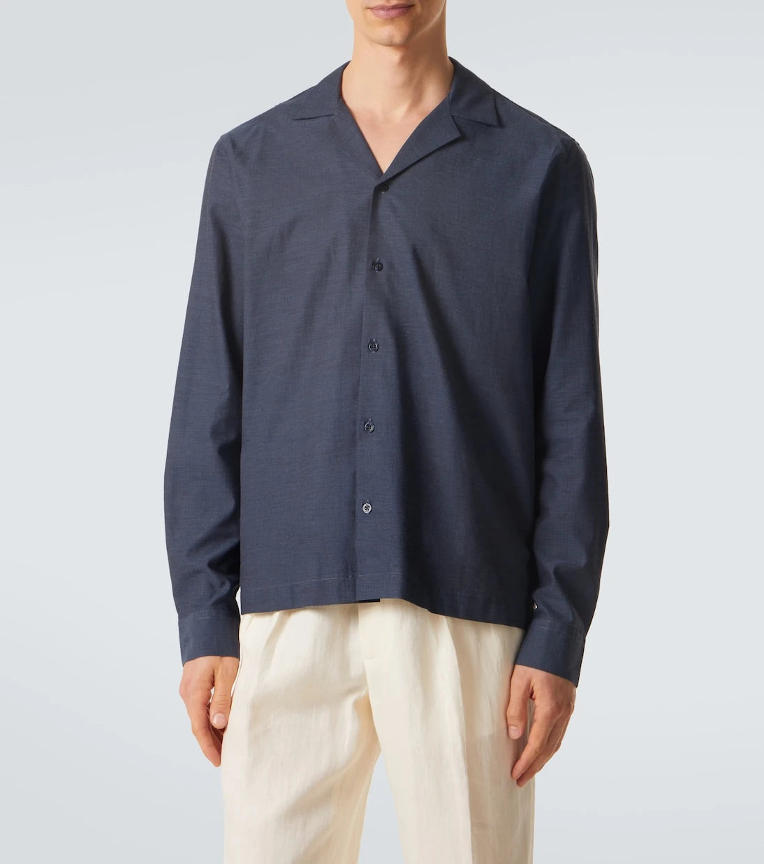 Frescobol Carioca - Safra cotton flannel shirt
