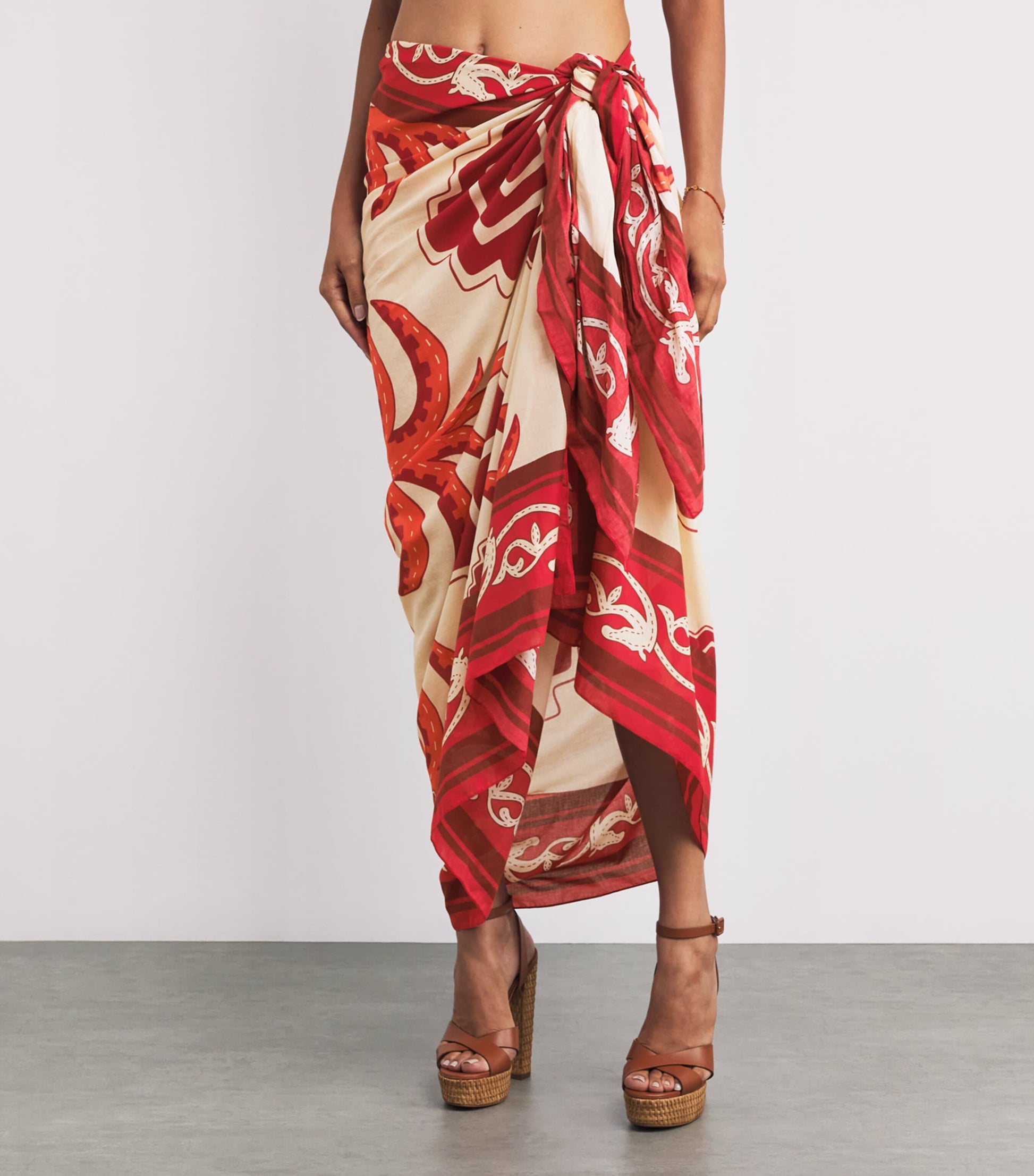 Johanna Ortiz Multi Cotton Palm Pareo