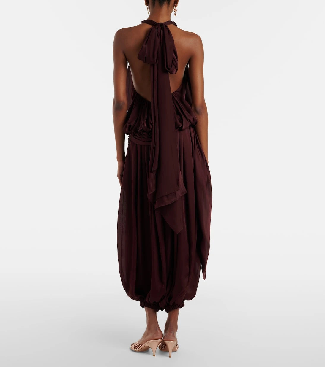 Zimmermann - Luna silk satin chiffon balloon pants
