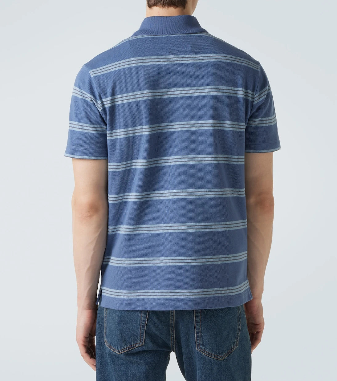 Burberry - EKD striped cotton piqué polo shirt