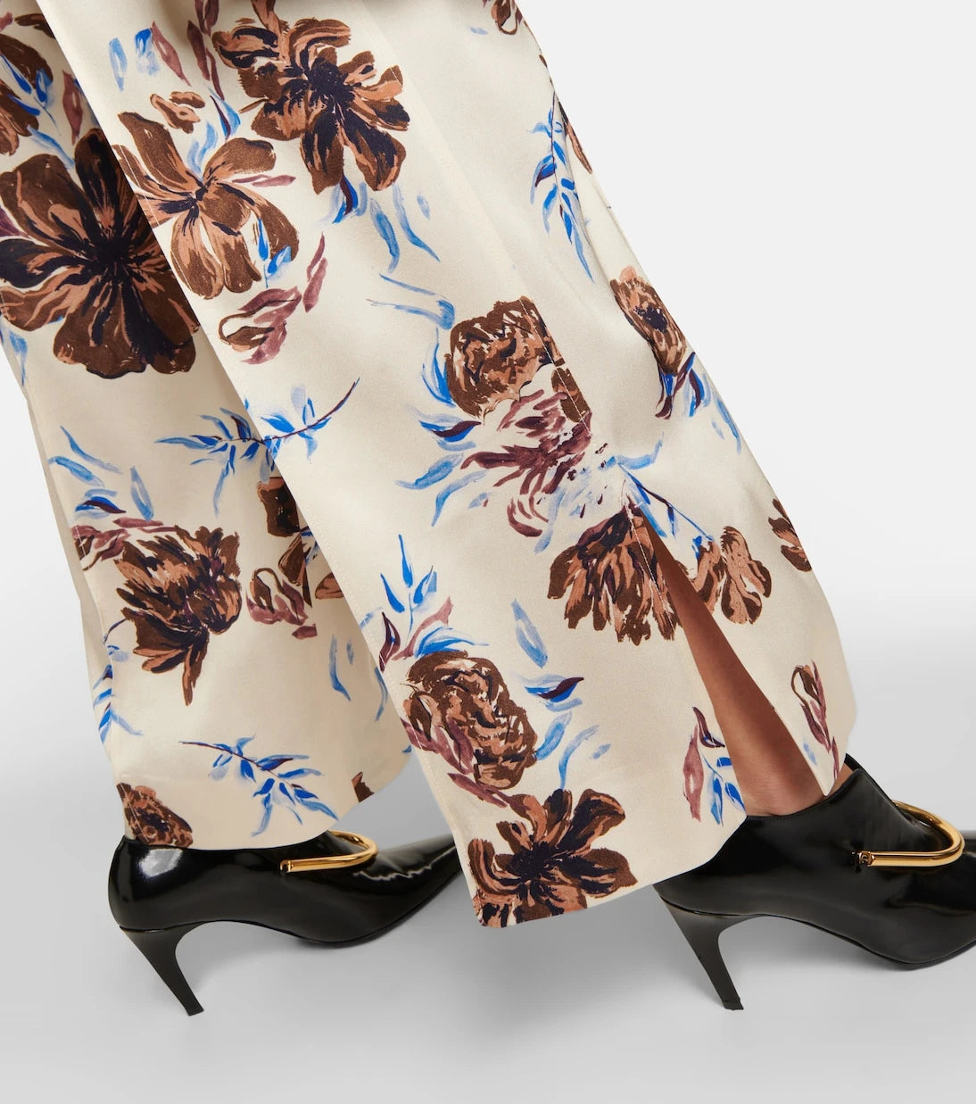 Jil Sander - Floral high-rise wide-leg pants