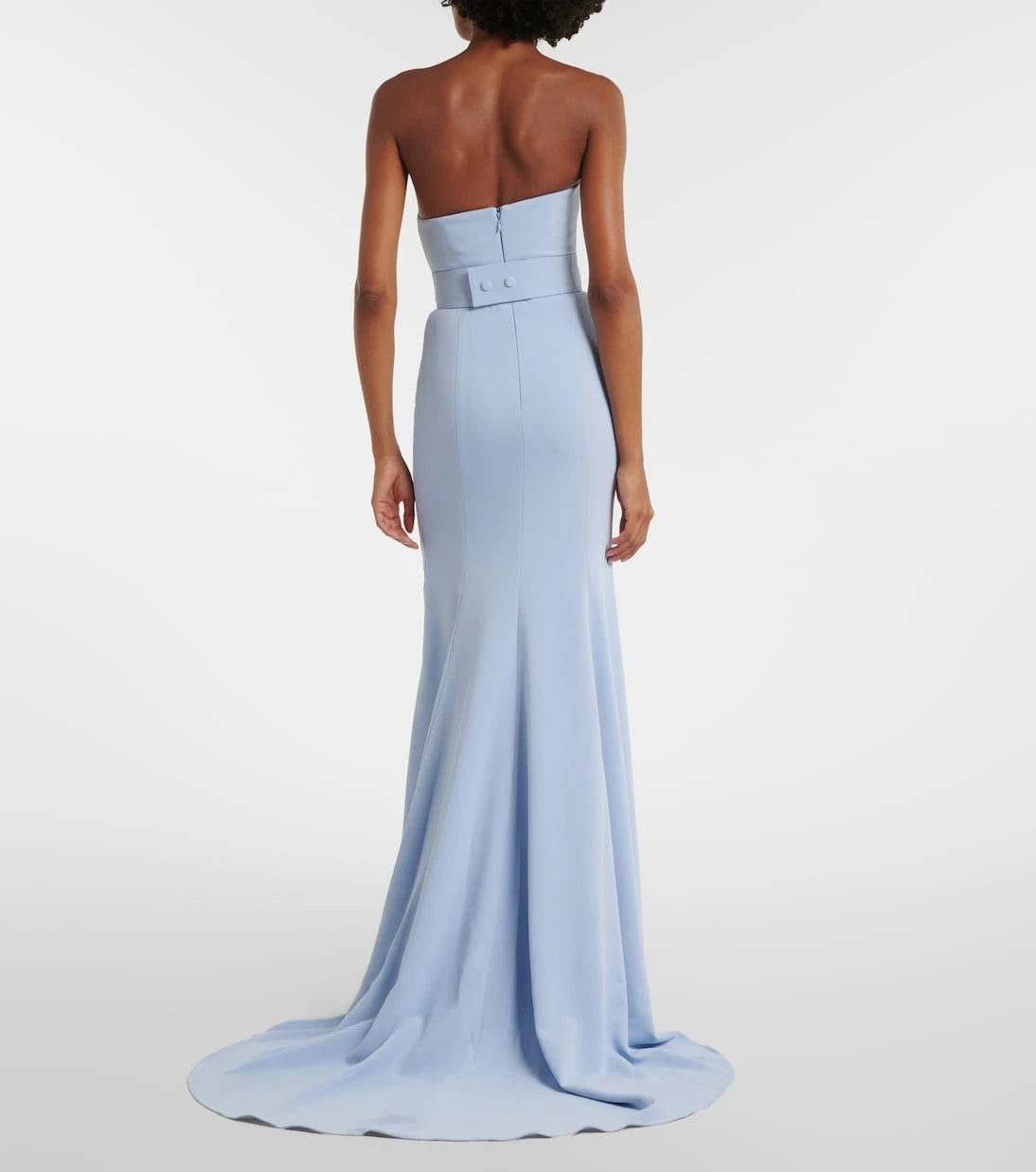 Solace London - Seraphina one-shoulder gown