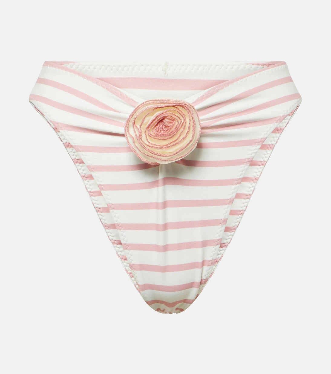 Same - Rose floral-appliqué bikini bottoms