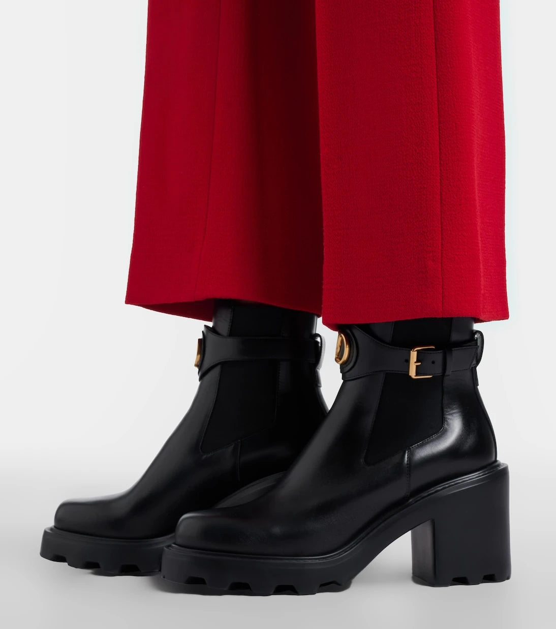 Valentino Garavani - Beatle VLogo leather ankle boots