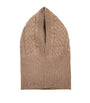 Max Mara Beige Cashmere Cable-Knit Balaclava