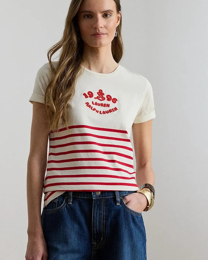 Lauren Ralph Lauren pamuklu kadın tişört