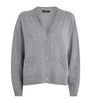 Grey Virgin Wool Cardigan