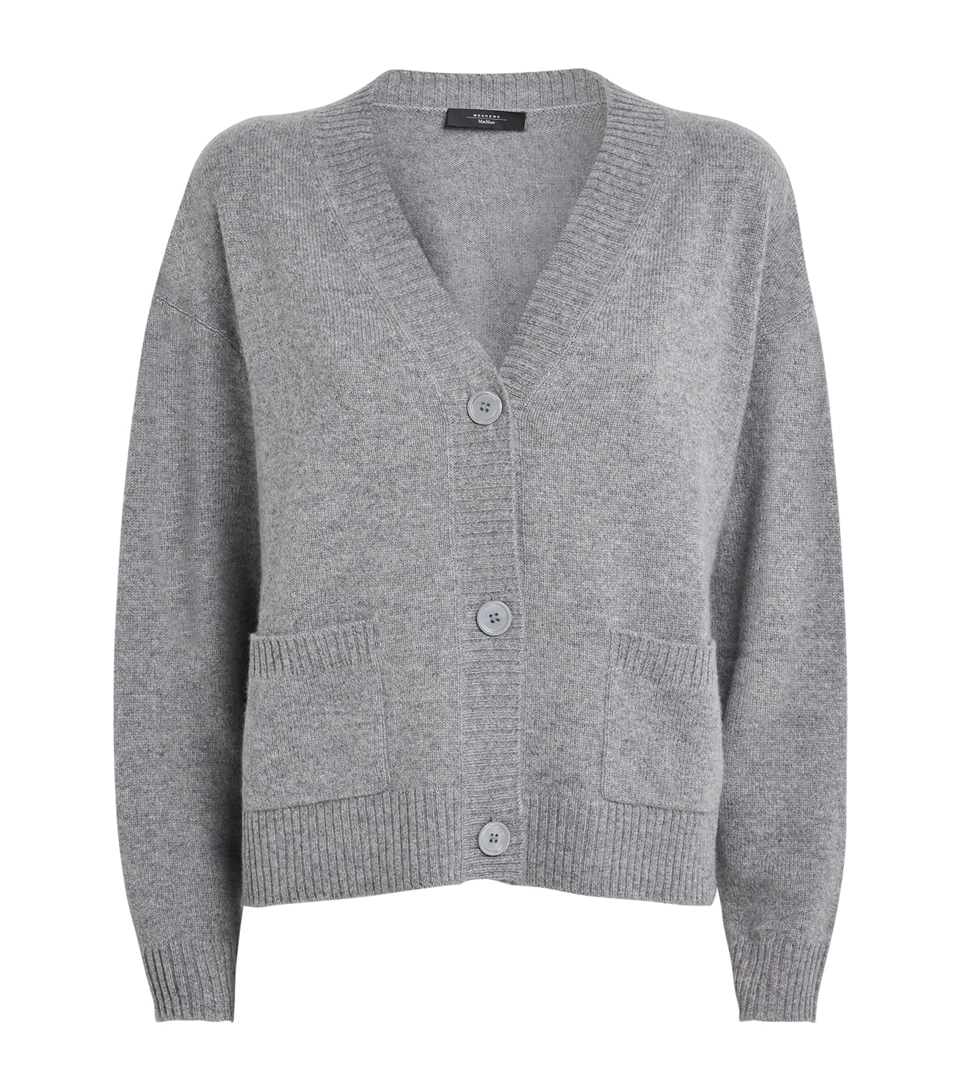 Grey Virgin Wool Cardigan