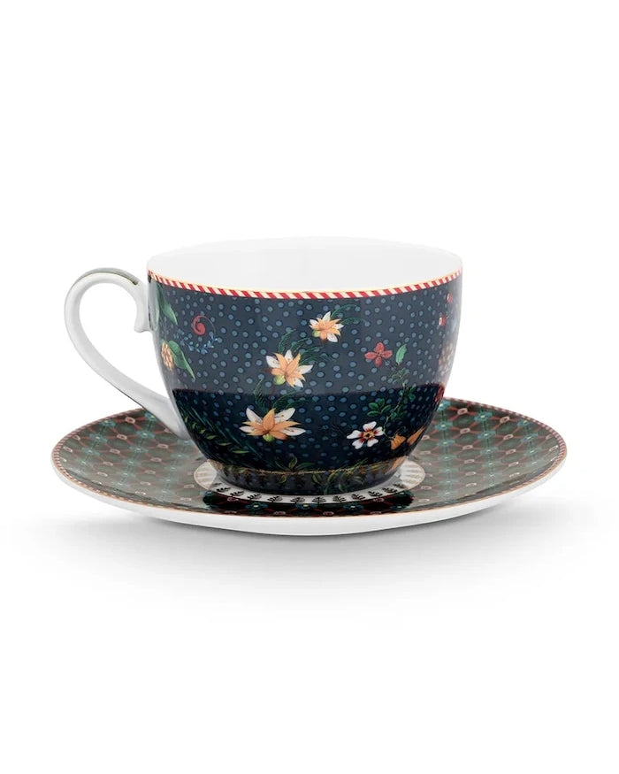 Pip Studio Berry Blues 280 ml Fincan ve Fincan Tabağı