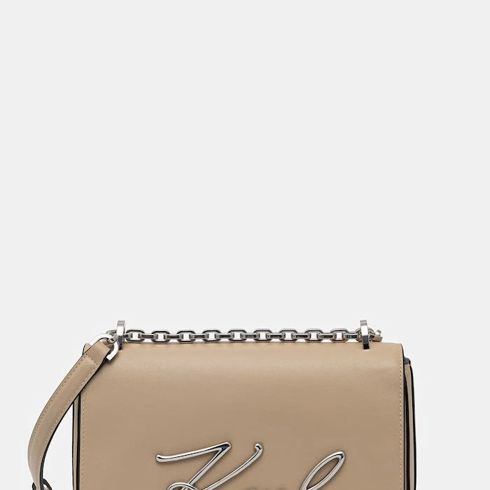 Karl Lagerfeld чанта crossbody дамска от кожа K/SIGNATURE