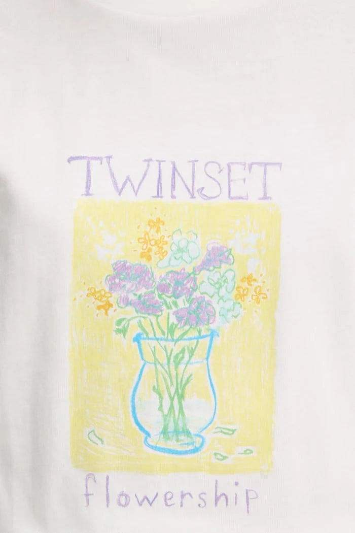 Twinset Тениска дамска памучна