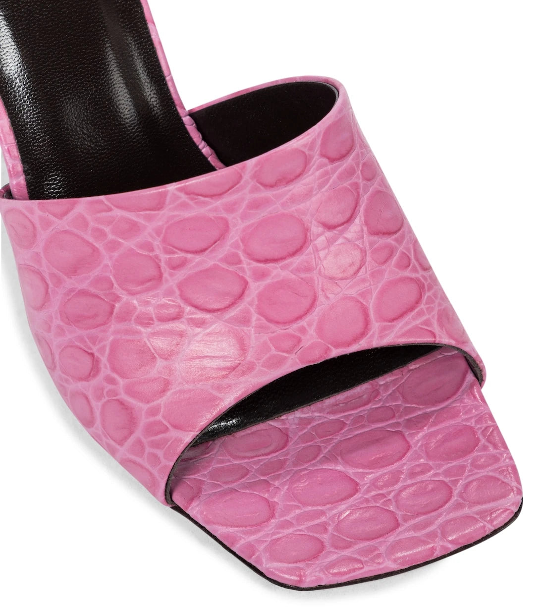 By Far - Liliana croc-effect leather sandals